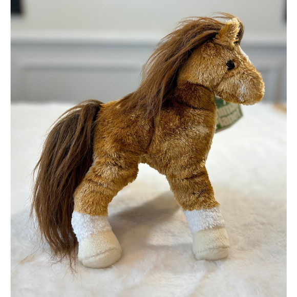 Douglas Vintage Brown and White Killian‎ Roan Horse Plush Animal Planet NWT - Picture 1 of 9